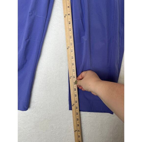 Athleta Arrival Straight Leg Pant Adonis Blue Ankle Length sz 14 Athleisure - Picture 8 of 9